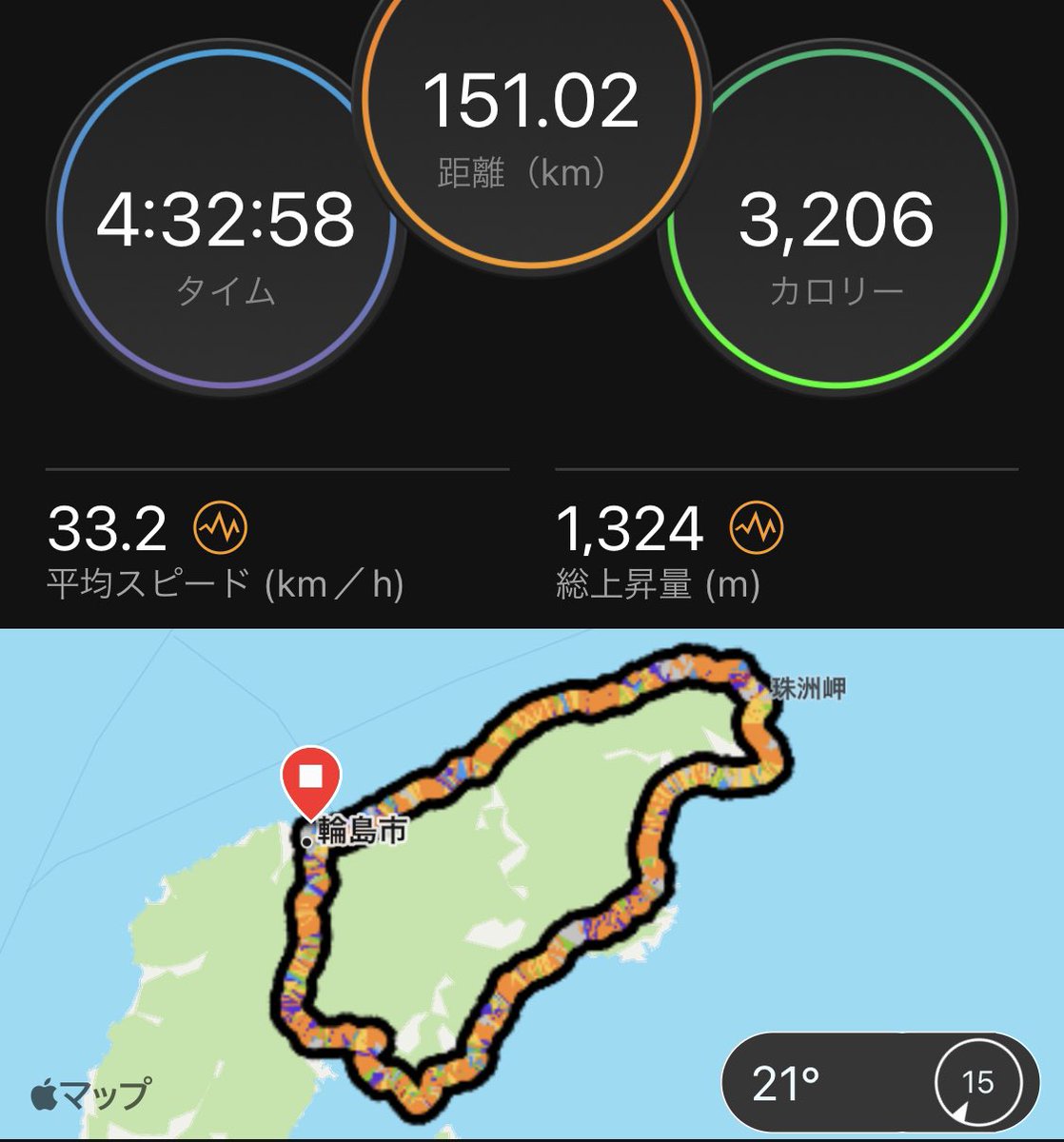 motojima5555's tweet photo. 出張で金沢に来ていたので、帰る前に能登半島を朝サイクリング。

爆風だし、結構登るし、フツーにトレーニング強度でキツかった😅

景色は綺麗だったんだろう【ほぼ見てない】🤔
#sworks #specialized #roval #bodygeometry https://t.co/oQy9tMOHUc