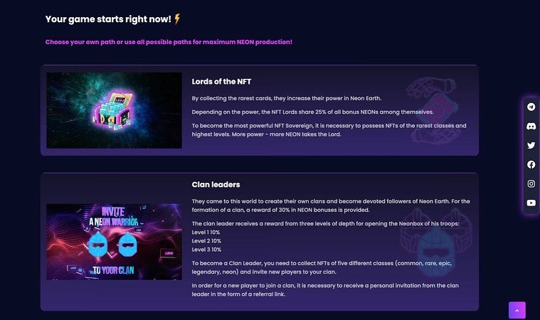 neon_earth's tweet photo. Who are you in the Neon Earth universe
Visit the Neon Earth website, watch the videos on the website and choose your own path, or you can use all the ways to maximize NEON loot👇
https://t.co/SMwK2Y9i4t
#NFT #Metaverse #GameFi #BNB #crypto #NeonEarth https://t.co/btU6CPA9Bn