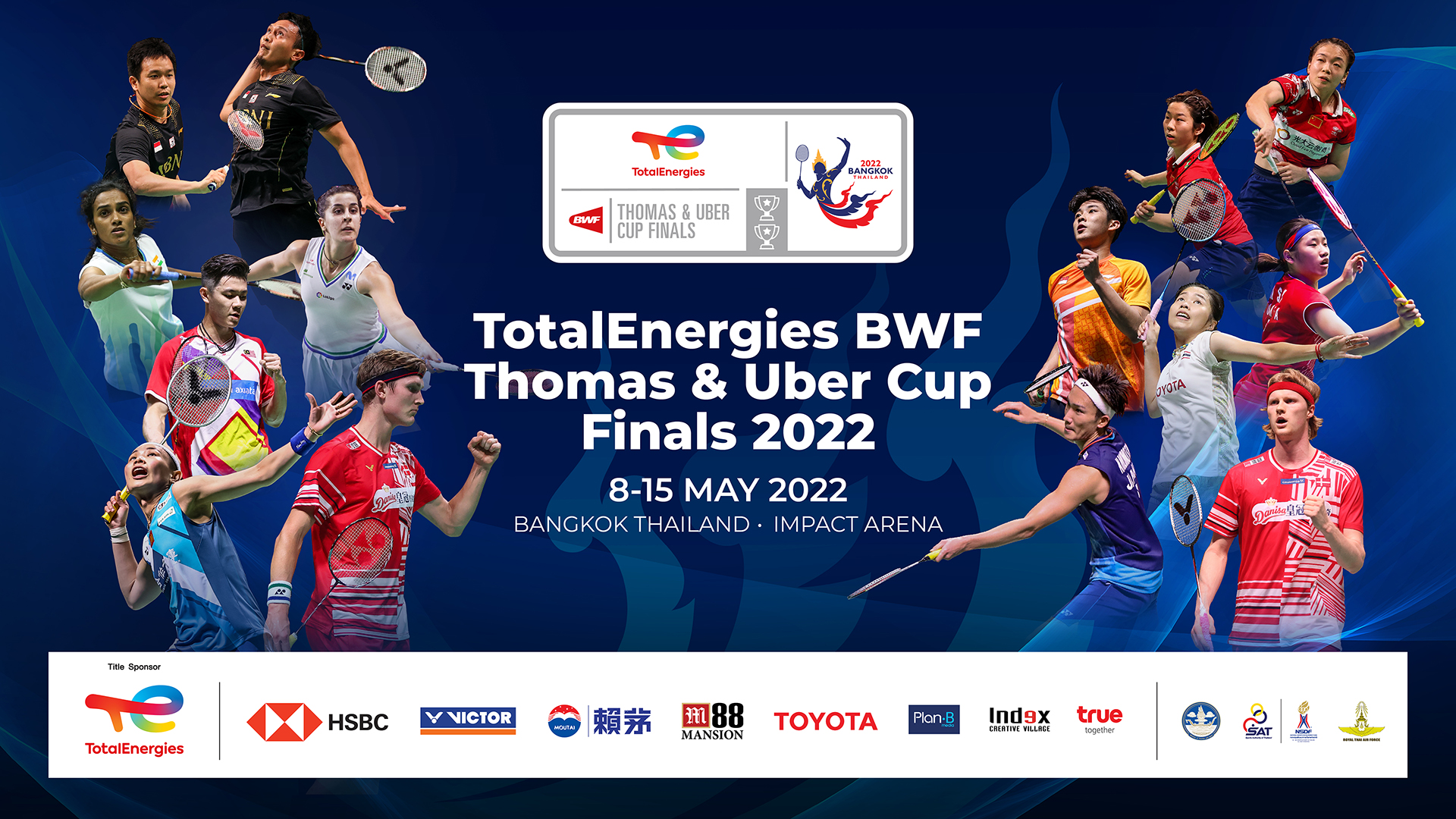 uber and thomas cup 2022 live