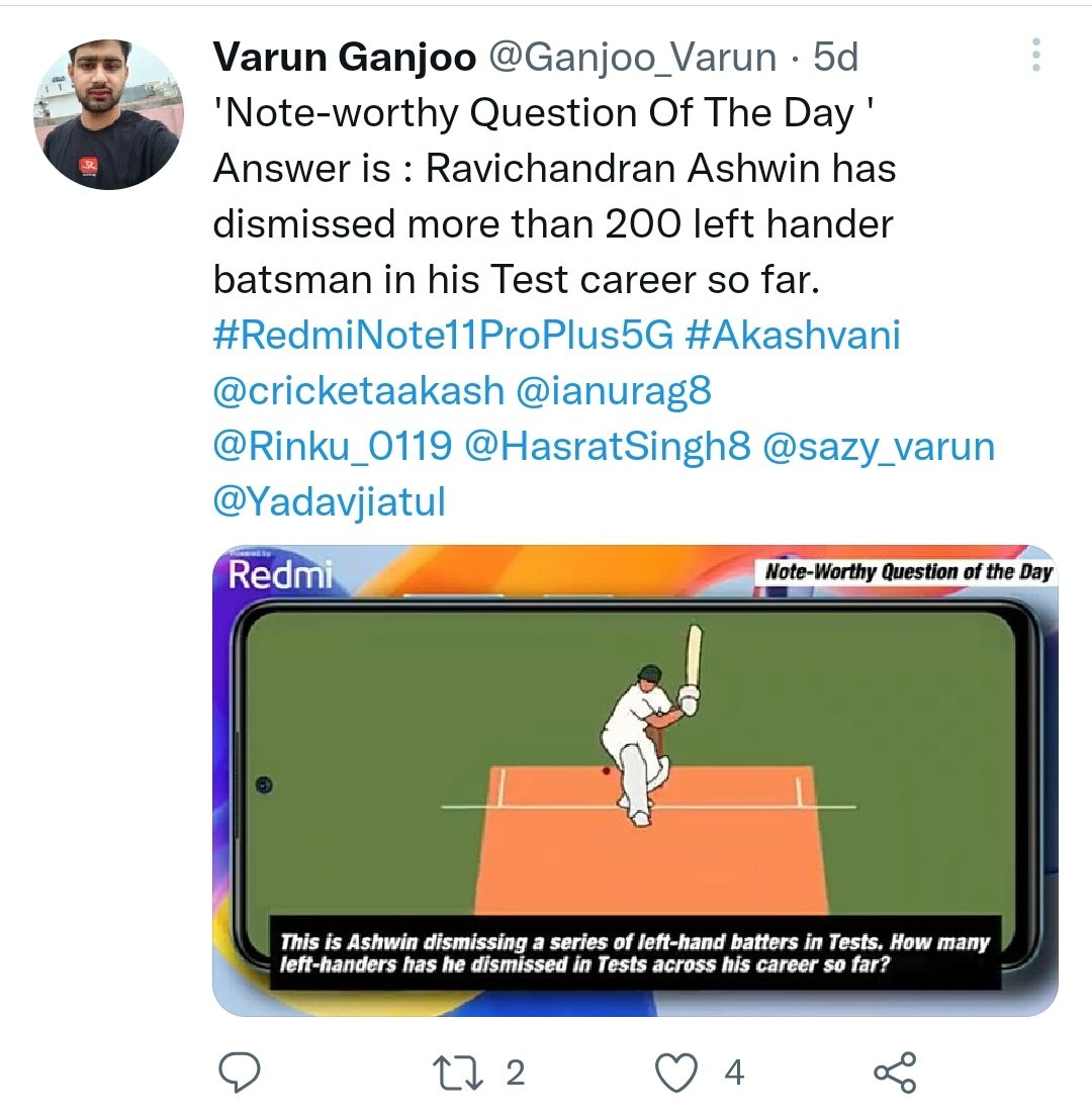 reddy18657519's tweet photo. I'm really sorry sir but you have chosen a wrong candidate as a winner today. These both answers were wrong. Please select those candidates only whos answers are correct and who are giving answers from day 1 please🙏 @cricketaakash #Aakashvani #RedmiNote11ProPlus5G @RedmiIndia https://t.co/0l243VC3YL