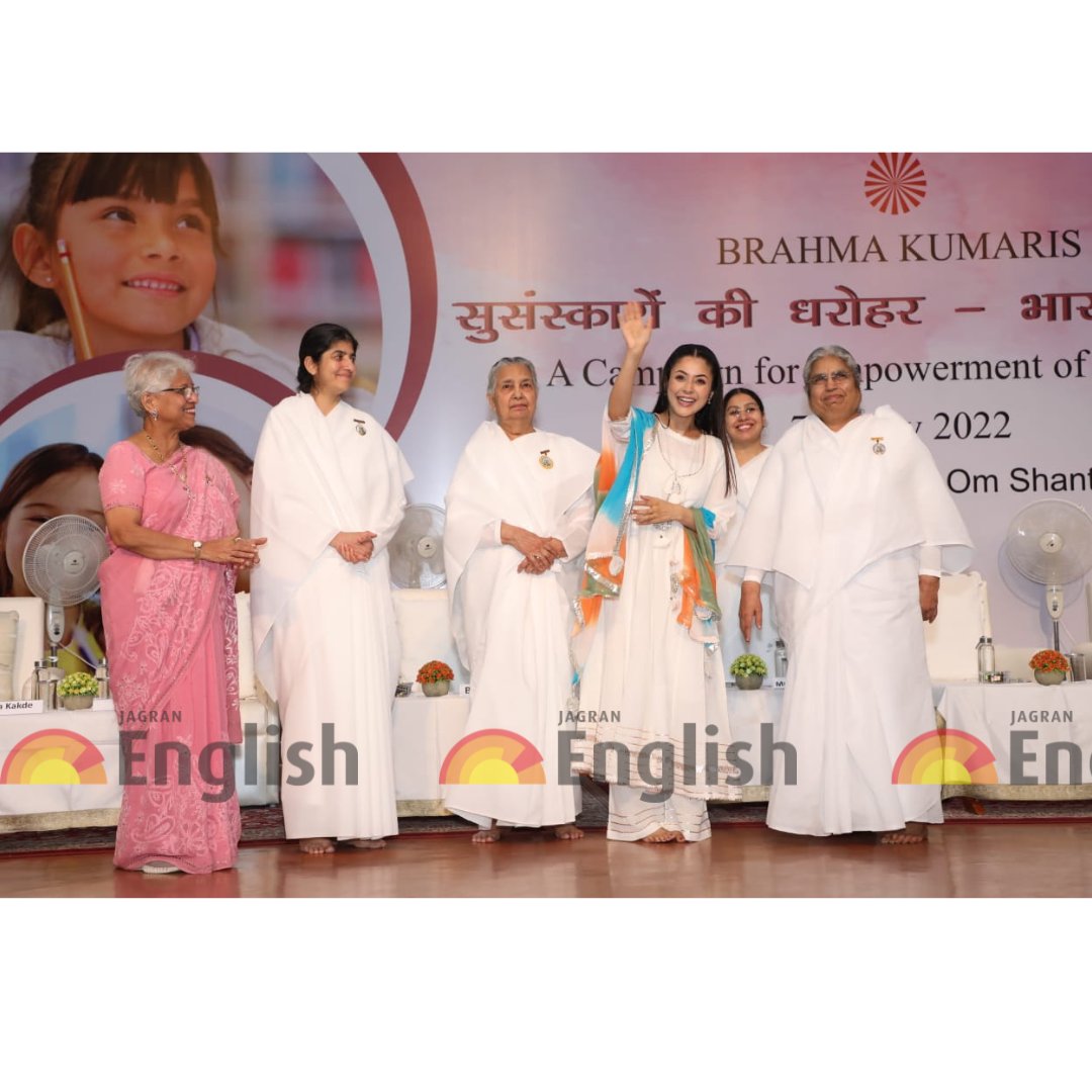 TheDailyJagran's tweet photo. #InPics | #ShehnaazGill gets clicked at Brahma Kumaris campaign for empowerment of girl child in Haryana 

📸: Pallav Paliwal https://t.co/5dHaiU0x6P