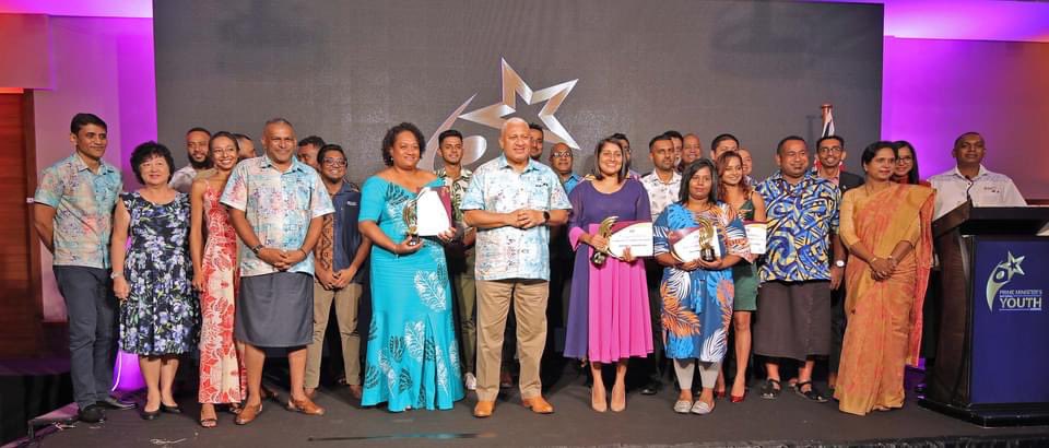 FaiyazKoya's tweet photo. After 2 tough years, we’re in a place where we can gather and give the due recognition we owe young Fijians. We did so through the Prime Minister’s National Youth Awards. We often look at our youth as leaders of tomorrow. But today, we’re recognising them as the leaders of today. https://t.co/yFhapySARp
