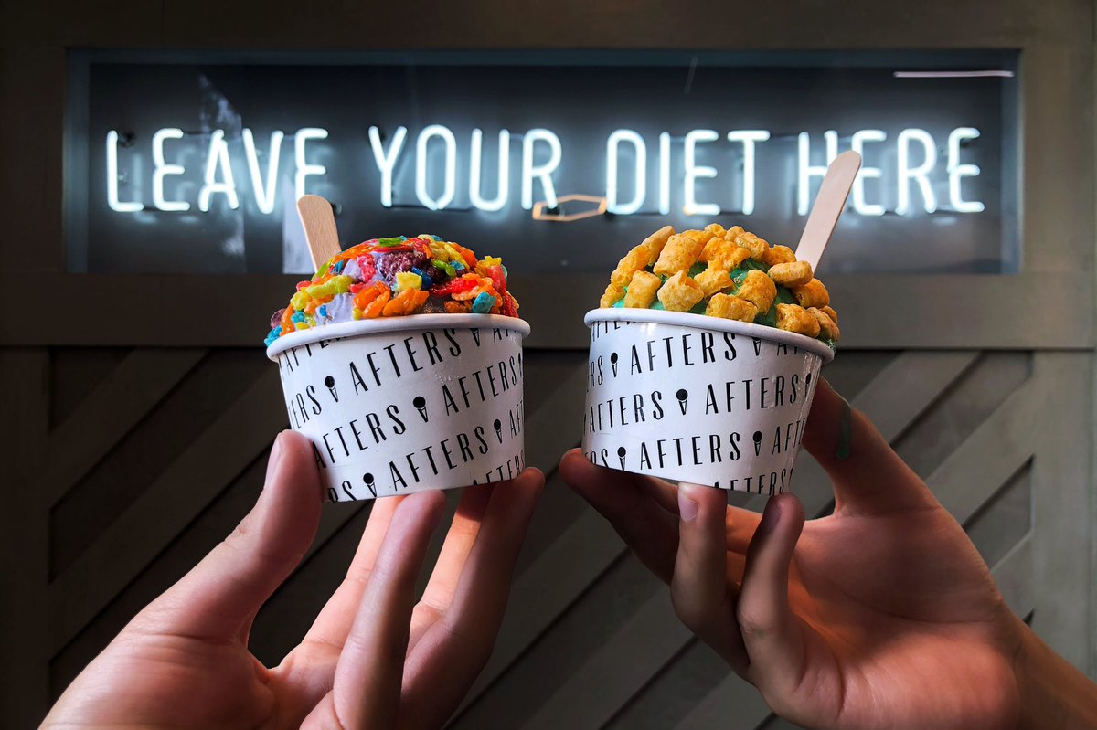 Get what you want and leave your diet out the door. Our ice cream tastes best with a guilt-free state of mind 😋🍦 #aftersicecream