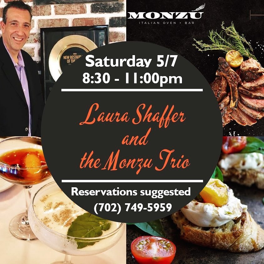 Banana_Joeyy's tweet photo. Saturday, May,7th, 8:30pm at Pizzeria Monzu, 6020 West Flamingo Road 10. That's an awesome performance by #LauraShaffer &amp; the fantastic #MonzuTrio  Can't wait to watch the #show @NightingaleLV
@monzulv
@VegasShowFinder
@FSELV
@Vegas
#reservations suggested, call (702) 749-5959 https://t.co/T4XiWkvwdd