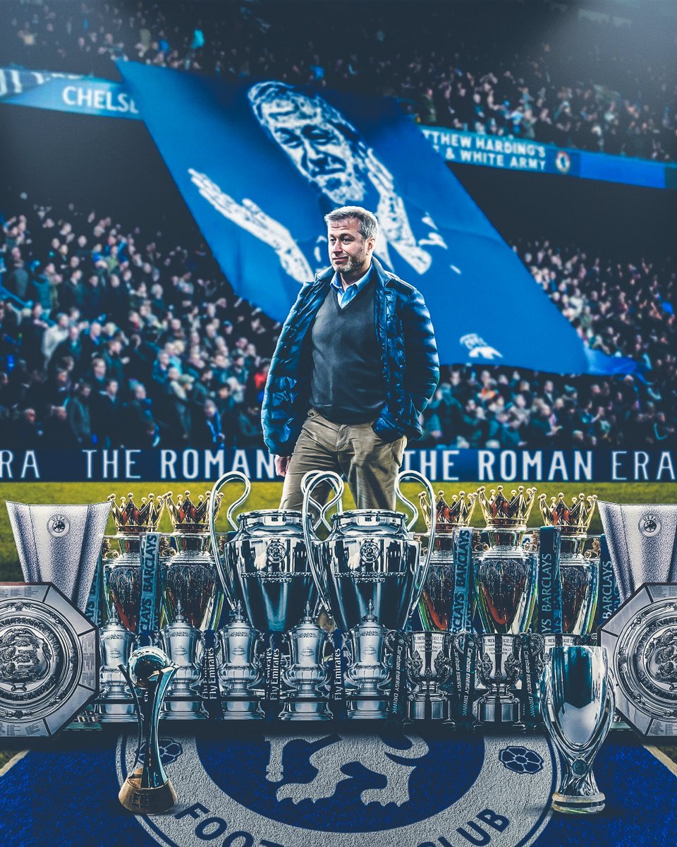 End of The Roman Era 💙🏆
Thank You Roman!

#Chelsea #CFC #RomanAbramovich 
#smsports #ChelseaFC