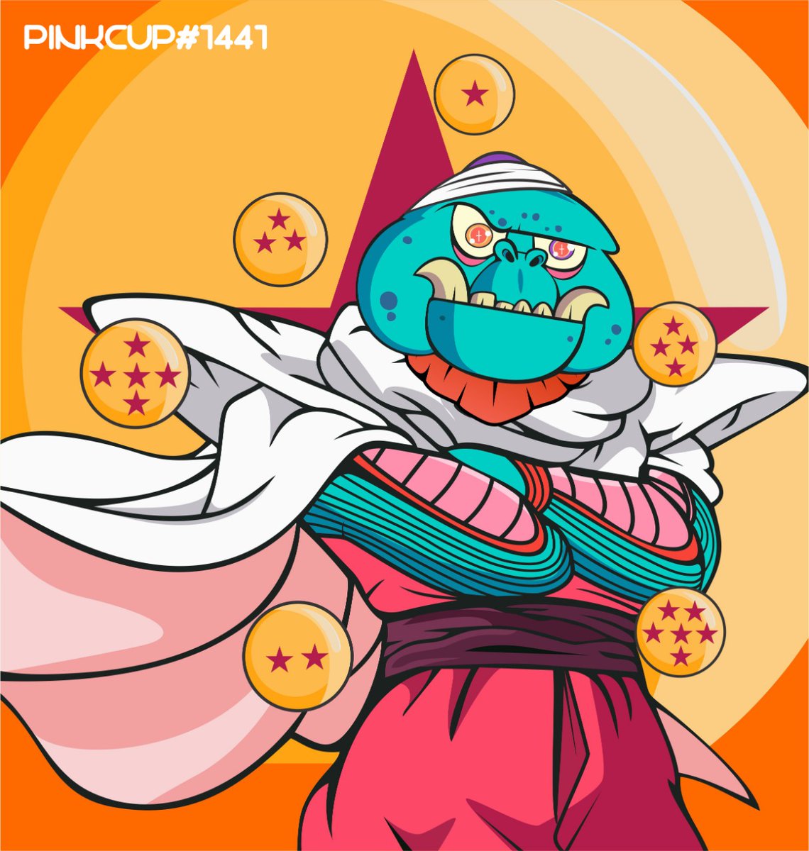 StephPinkcup's tweet photo. I'm happy and nervous to present my fan art for Karafuru. It took me about 1 week to make this happen and thank you so much to the people that help and support me to post this fan art. @KarafuruNFT @Nastasiadelinee https://t.co/TpnY9AsTv5