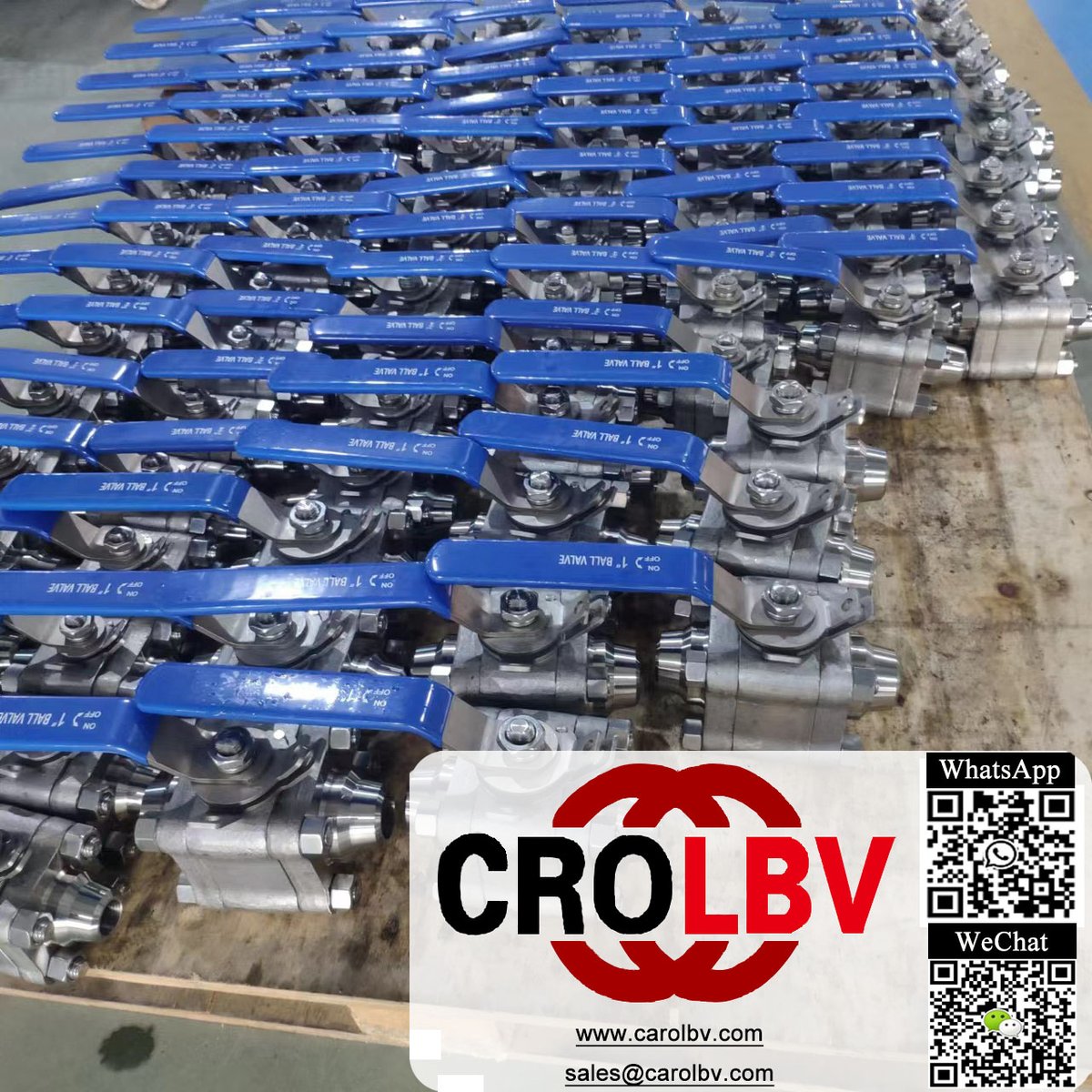 valve_andy's tweet photo. 3-PC BALL VALVE;F304;800LB
https://t.co/bsZfbxmBQn
sales@carolbv.com
#3pcballvalve #ballvalve #valves #forgedsteelballvalve #highpressureballvalve #valves #carolvalve https://t.co/IaTkjYr7xz