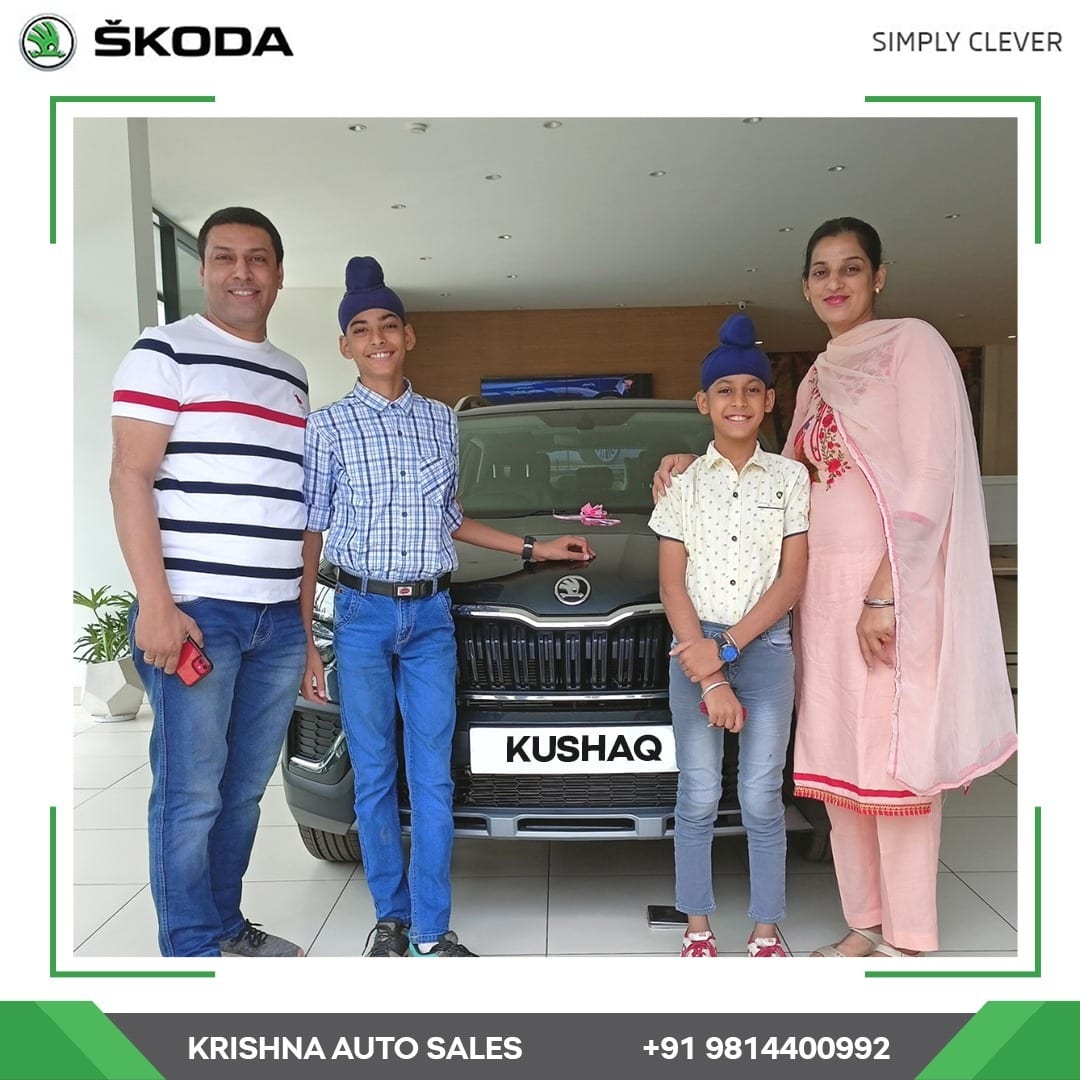 krishnaautosale's tweet photo. Heartfelt Congratulations to Mr Ravinder Singh and family . We are extremely excited and overwhelmed as you prepare for the homecoming party of your new family member ŠKODA Kushaq. We wish you a lifetime of sweet memories. Thank You for choosing us
#KrishnaAutoSales #SkodaKushaq https://t.co/eg9WCtZMEs