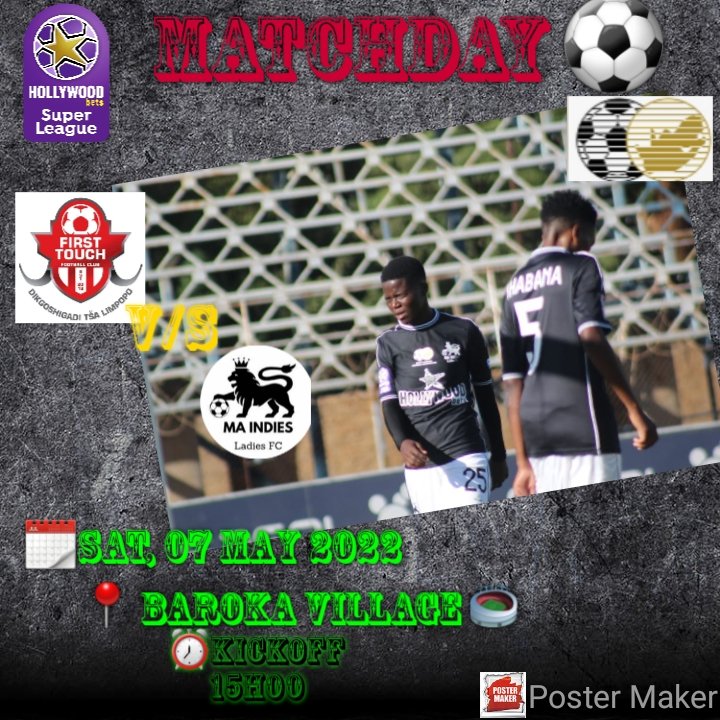 🚨Match Day 🚨

We're are away up against #FirstTouchLadiesFc 📍 <a href="/Baroka/">Sidi’s Husband</a> Village 🏟, Lebowakgomo.

#MaIndiesLadiesFC 
#NgalaYaMona 
#LimpopoDerby
#HollywoodBetsSuperLeague 
#BekeLeBekeSL 
#HWBSL