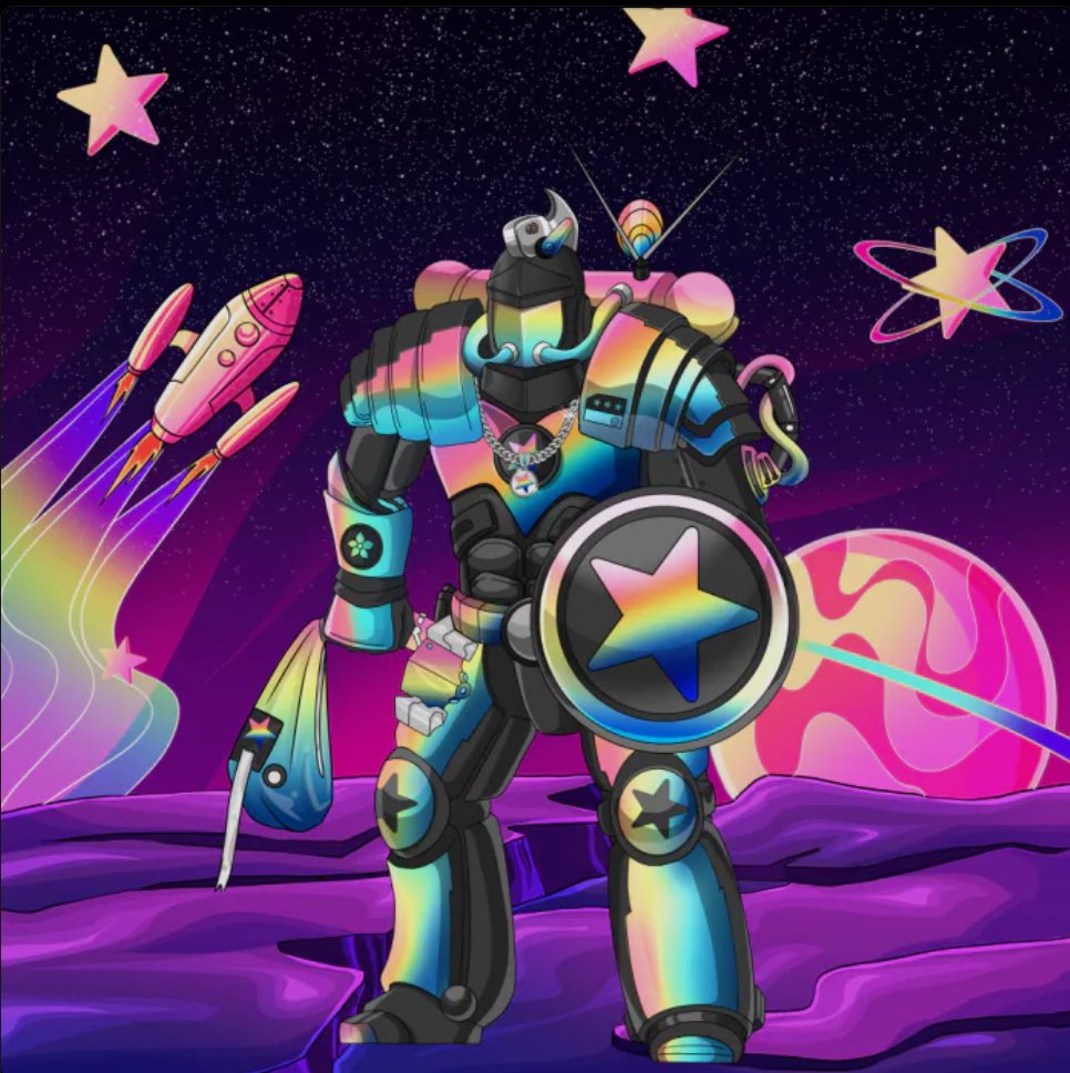 Just got my StarNOTs NFT,The rocket element is cool!!