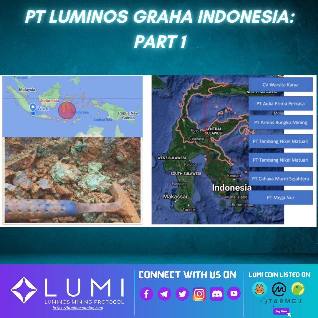📰 𝐏𝐓 𝐋𝐮𝐦𝐢𝐧𝐨𝐬 𝐆𝐫𝐚𝐡𝐚 𝐈𝐧𝐝𝐨𝐧𝐞𝐬𝐢𝐚 𝐚𝐬 𝐩𝐚𝐫𝐭 𝐨𝐟 𝐃𝐞𝐬𝐢𝐠𝐧𝐬𝐜𝐚𝐩𝐞 𝐆𝐫𝐨𝐮p

🏗As you know, PT Luminos Graha Indonesia is the founding company behind 𝑳𝒖𝒎𝒊𝒏𝒐𝒔 𝑴𝒊𝒏𝒊𝒏𝒈 𝑷𝒓𝒐𝒕𝒐𝒄𝒐𝒍 with its expertise in Mining and various industries.
