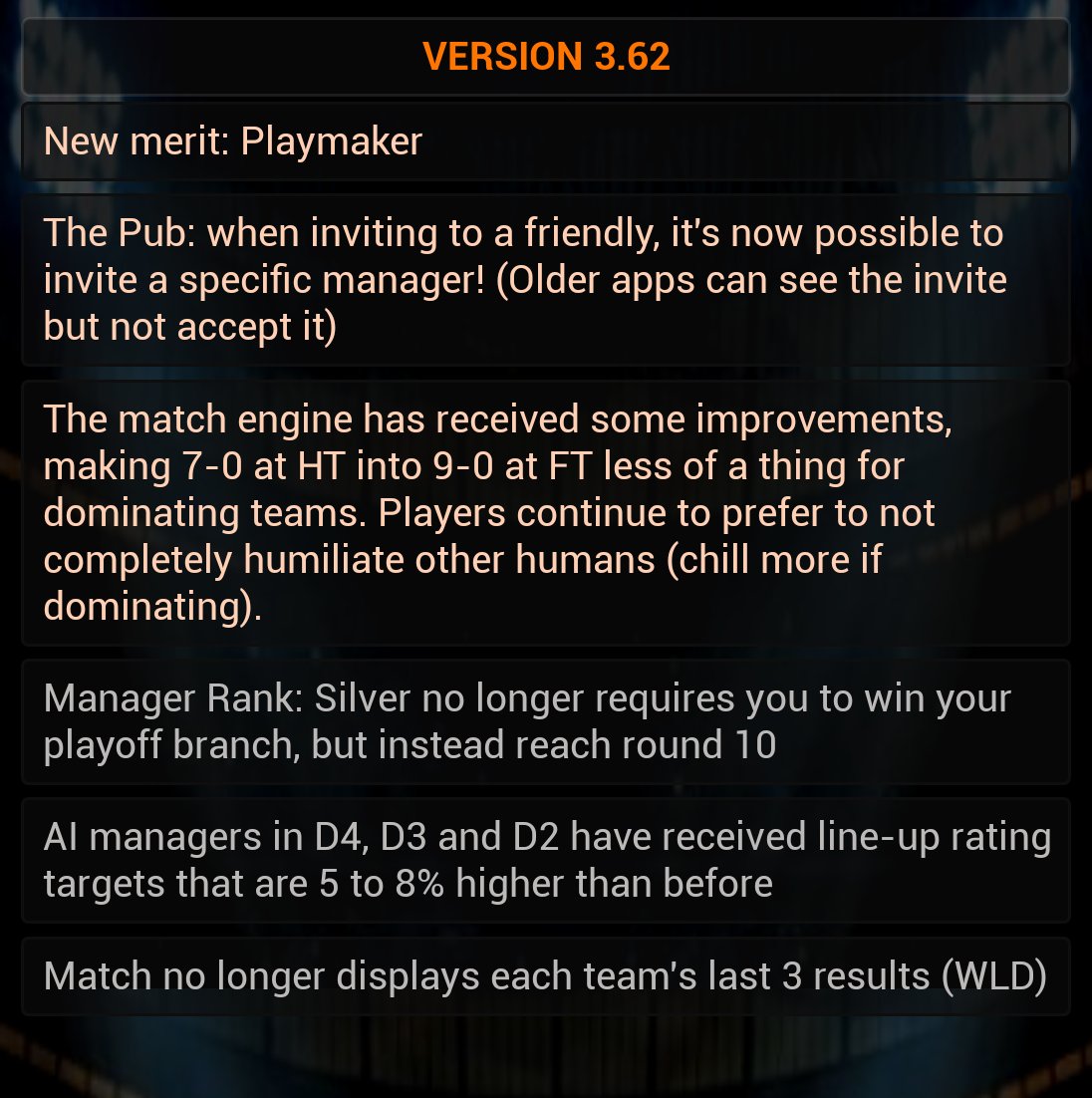 Version 3.62 out now. Update in the playstore 👍