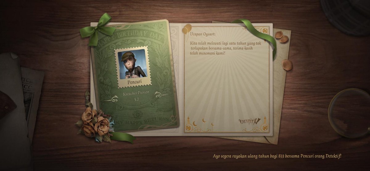 otnielyoab's tweet photo. Saya sedang bermain Identity V. Mau main game? https://t.co/Q9LjpHlO6O