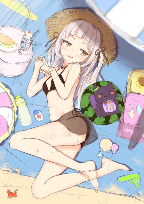 やらかしが一個発生してイラストの投稿早くて10日～になりそうです
とりあえず何もかもラフなラフを置かせて頂く 