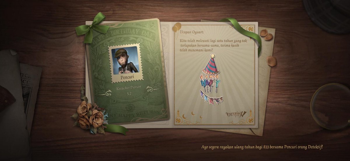 otnielyoab's tweet photo. Saya sedang bermain Identity V. Mau main game? https://t.co/BIrWFsOsYU