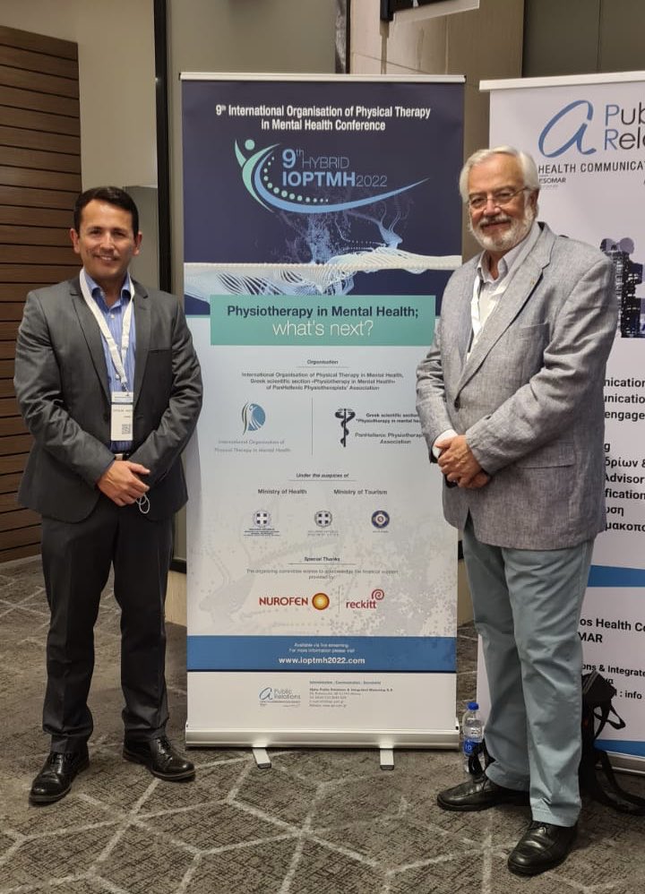 Mimucruba's tweet photo. @AEFSM_info @WorldPhysioMH @WorldPhysio1951 @aefisio Indescriptible honor el de representar a España en la 9ª Conferencia Organización Internacional de Fisioterapia en Salud Mental (IOPTMH) como presidente de la Asociación Española de Fisioterapeutas en Salud Mental #AEFSM. Gracias a la #AEF por su apoyo. https://t.co/OxjuVcADG7