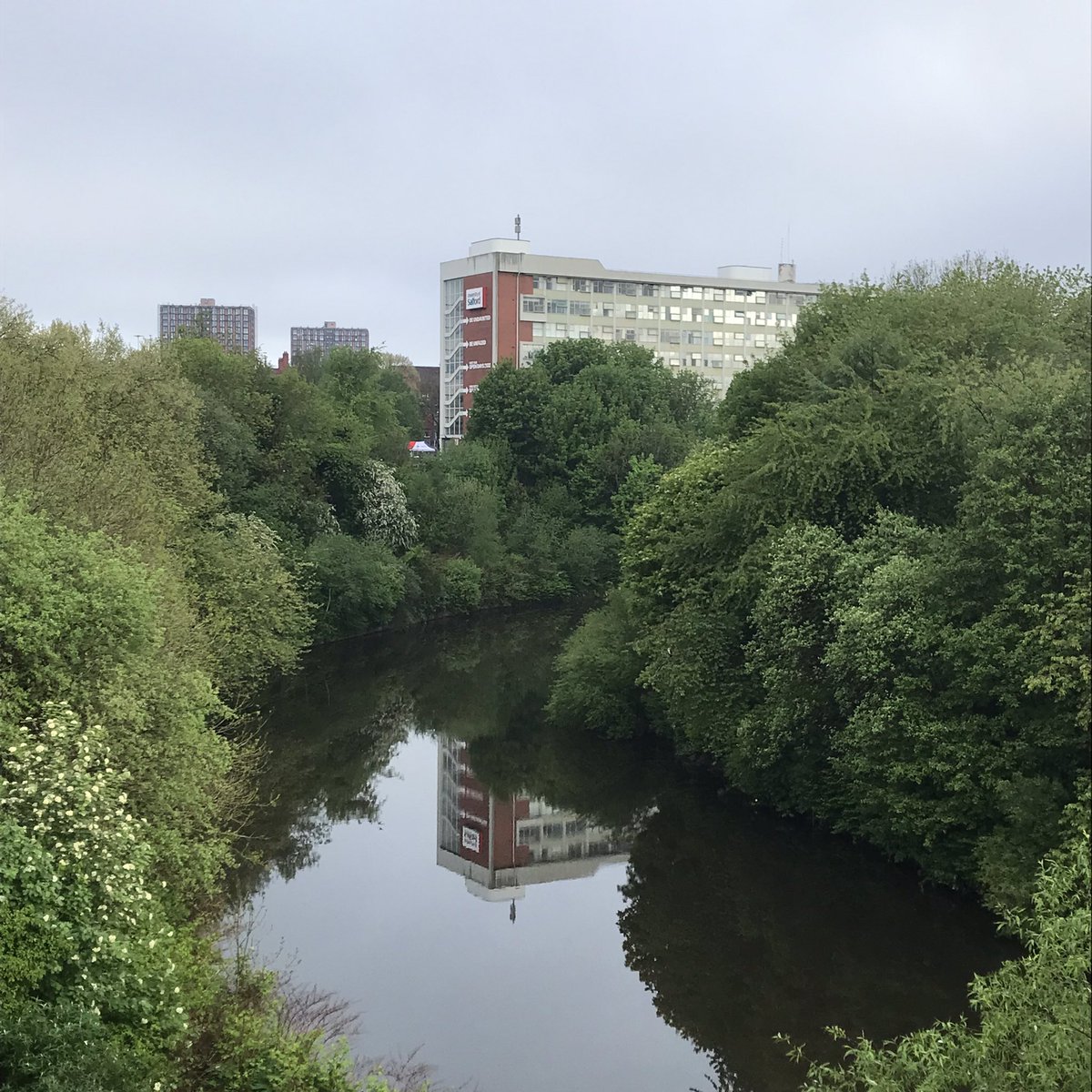 pjcairns's tweet photo. Nice morning for the @SalfordUni applicant visit day. Looking forward to welcoming potential @salfordbizsch students to our taster sessions in #business #law #accounting https://t.co/Qm5ZBfbELN