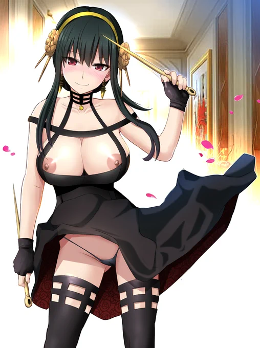 【ヨルさん・見えちゃってます❤️】

激しい動きをするご職業なので
つい、見えちゃう事もありますが
見た人は、全員○○ちゃいますので
ヨルさんの乳首を覚えている人は
この世にいません。

スパイファミリー ヨル・フォージャー 