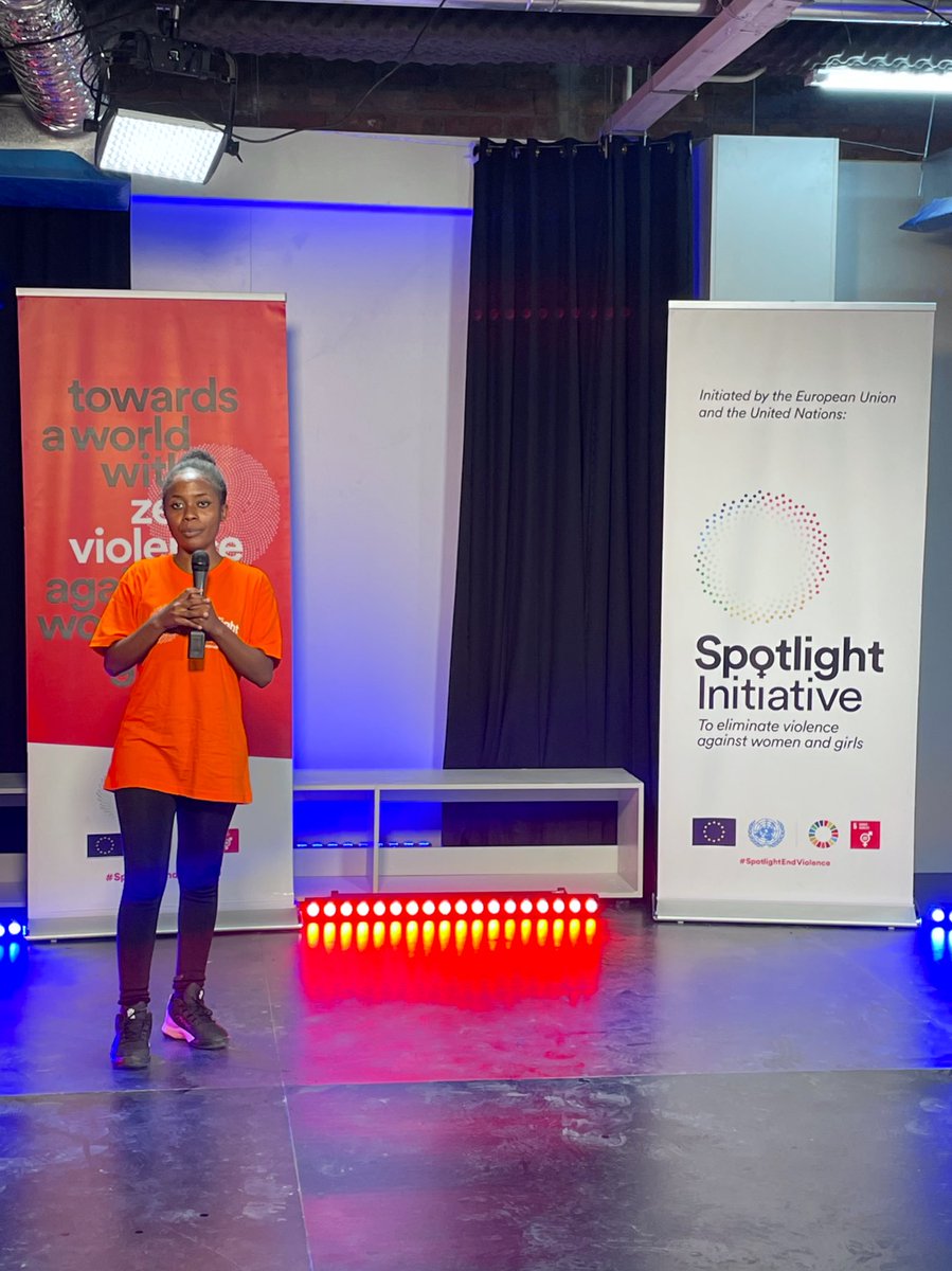 As a young woman, Rutendo Mudimu says @GlobalSpotlight has given her an opportunity to be at the forefront of speaking out against GBV among youth. Young people need to take the charge in shaping the gender equal future they hope for. #ShakingOffGBv #SpotlightEndViolence