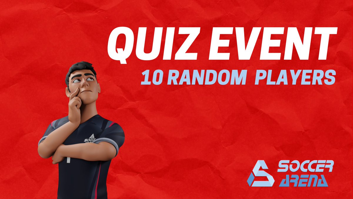 SoccerArenaIO's tweet photo. #SoccerArena #P2Egame #PlaytoEarn 
🚨🪂 #AirDrop ALERT 🪂🚨
🎁 We have organized our first #NFTGiveaway Quiz with some information we want you to know from SoccerArena! 🎁

Our previous tweets contain the HINTs 👀
🍀 Good luck! 🍀

👇 Join the Event NOW 👇
https://t.co/d237z5HQ36 https://t.co/9LqaPDMMaW