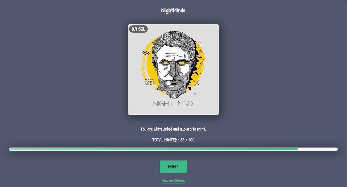 nightMind6's tweet photo. 🚨Minting is live🚨
🚀12 left!
✅https://t.co/YGLSipfPds

#NFTs #NFTMint https://t.co/BVaIOLxMbm