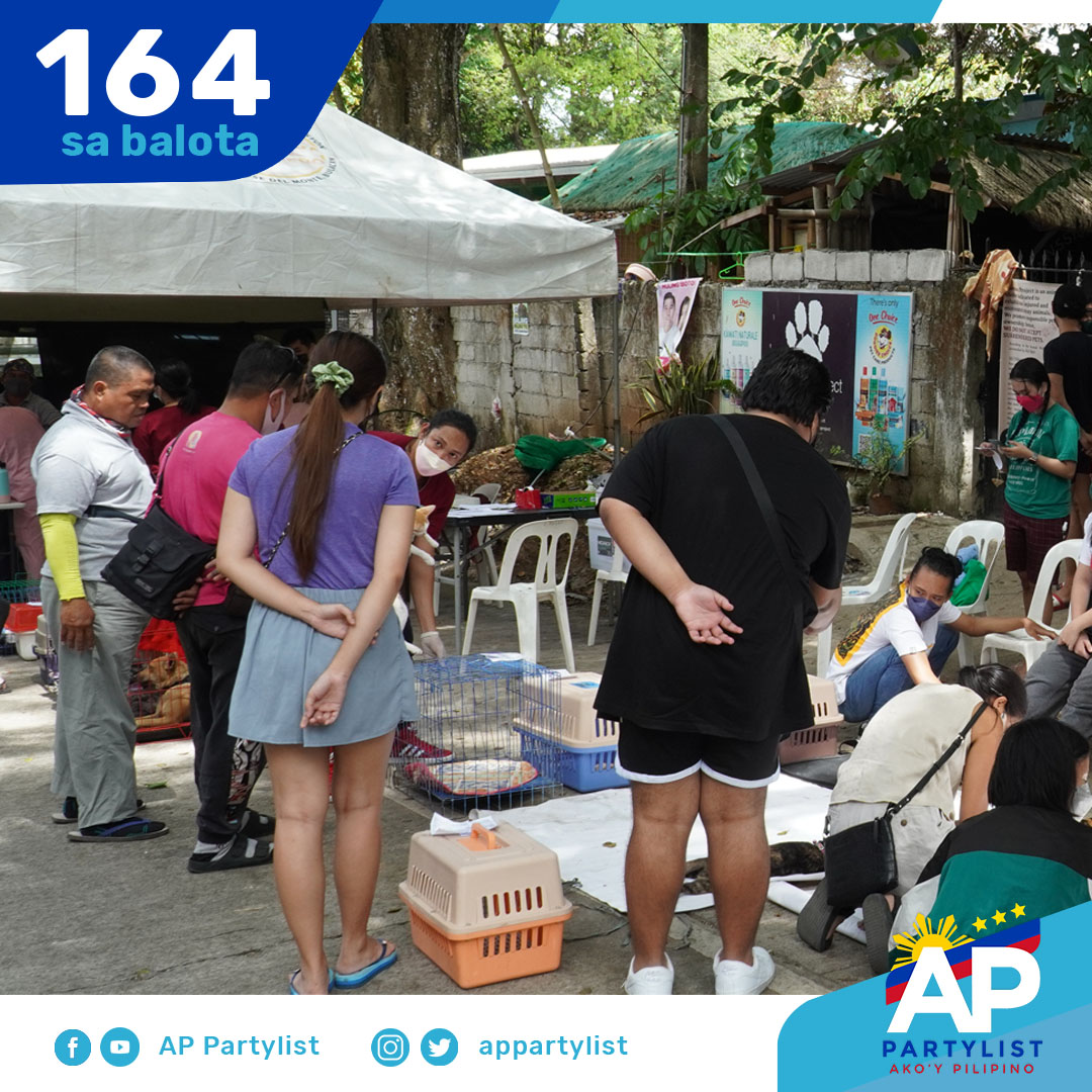 appartylist's tweet photo. LOOK: Free spay and neuter drive in #PawssionProject Bulacan shelter. Isa sa mga advocacies ng #164APPartylist lalo na ng ating first nominee Rep. Ronnie Ong ang pakikipagtulungan sa @pawssionproject para mapangalagaan ang kapakanan ng mga hayop.

#164APPartylist #APAkoyPilpino https://t.co/o7V40kQM4m