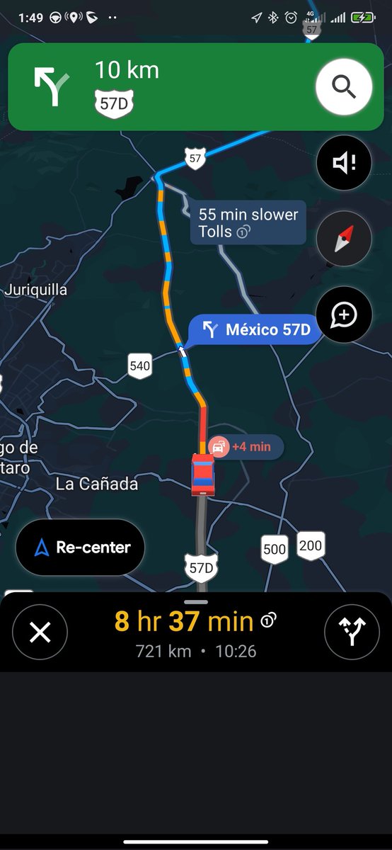 guillmar3's tweet photo. Carretera 57 tráfico detenido en el libramiento de Querétaro con dirección a San Luis @CAPUFE @GN_Carreteras @GN_MEXICO_ https://t.co/R7TdZz6nUp