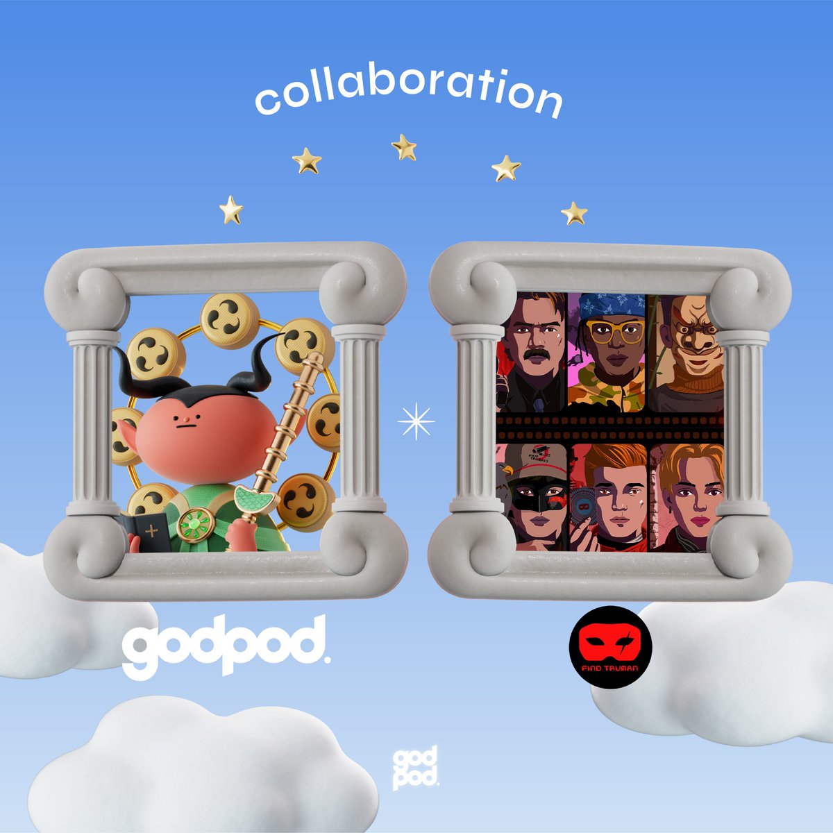 godpod_official's tweet photo. Happy to collab with @FindTruman 

FTG-FindTruman Genesis NFT

giveaway 🔥10WL 

First Alternate Reality Game in Metaverse
⛵Team is originated from a web2 ARG App with 30M users
 🚀@FindTruman
🚀https://t.co/QA9ITaGoNf
🚀 like + RT

⚡️24HRS
#NFT #NFTGiveaway https://t.co/TBuSndFFzz