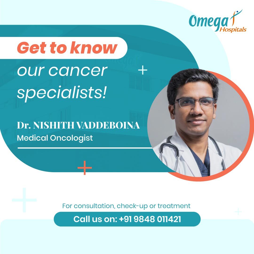 HospitalsOmega's tweet photo. Omega Hospitals is privileged to have onboard, Dr. Nishith Vaddeboina. He specialises in Lung, Gastro-Intestinal, Hepatobiliary, Hematological, Breast cancers and CNS tumours. Book an appointment: +91 9848011421.
#OmegaHospitals #CancerTechnology #bestcancerhospitalinhyderabad https://t.co/PP9CZoLDqW