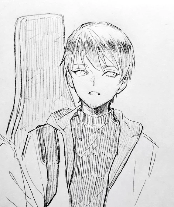 手癖でスコッチ落書き 