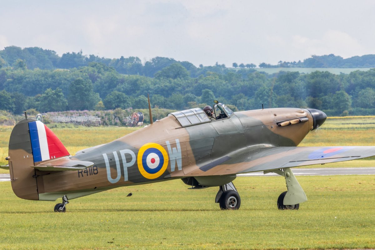 ShutterbugWGC's tweet photo. James Brown going through his pre-flight checks while awaiting ATC clearance at the Behind The Scenes Flying Day last July at Duxford ⁦@HurricaneR4118⁩ ⁦@jonnycrackers82⁩ ⁦@FlyPastMag⁩ ⁦@IWMDuxford⁩ ⁦@Love4aviation⁩ #AvGeek #Hurricane #FlyingDays https://t.co/u3xnTugS6X