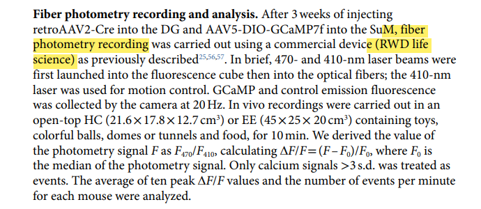 YanniRwd's tweet photo. Another newly published paper🥳🧠🚀.Thanks for Song lab from the University of North Carolina at Chapel Hill. Welcome to chat us the RWD Fiber Photometry system.
We also provide Fiber, Patch cord, implantable cannula...
Email:yanni.yang@rwdstco.com https://t.co/P3BKtdtqkV