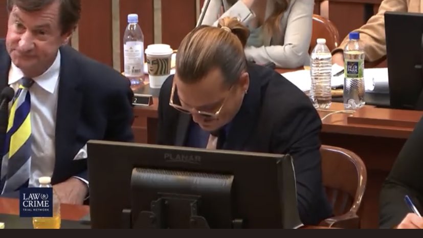uconnchessguy's tweet photo. #MossGate

Before, during, and after. Notice Johnny’s smile once he knows it’s finally gonna be over. 

#IStandWithJohnnyDepp 
#AmberHeardIsAPsycopath https://t.co/DQ3ISJSf8j