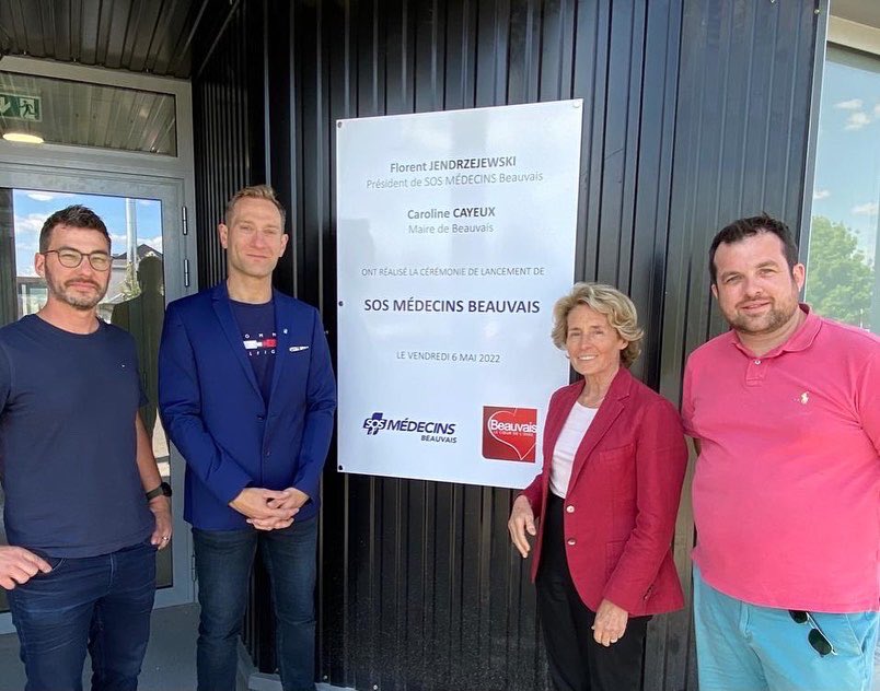 👩🏽‍⚕️👨🏼‍⚕️Arrivée de SOS Médecins à #Beauvais. 
L'implantation de cette structure est une très bonne nouvelle pour les habitants de Beauvais et du Beauvaisis, elle vient compléter l'offre de soins dans notre territoire.