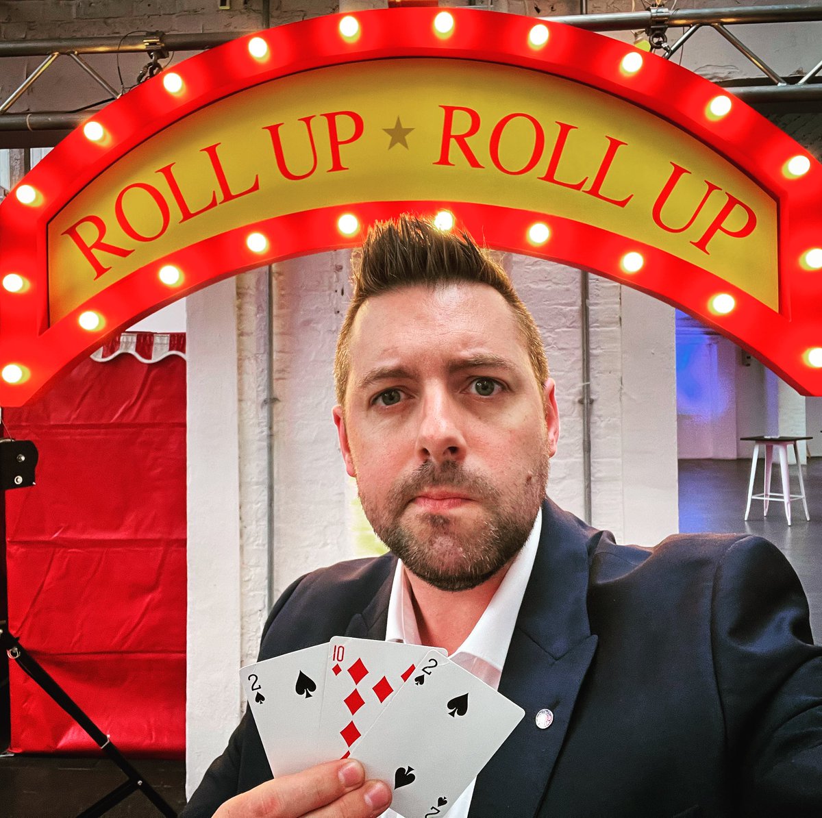 RussAppleby's tweet photo. Great night at a circus themed event with the brilliant Innovation Entertainment

#Sideshows #EventMagician #EventMagic #Events2021 #Sideshow #events #EventMagicians #closeupmagic #smartmagic #closeupmagician #magic #closeupmagicshow #sleightofhand #eventplanner #wow #amazing https://t.co/H3vYr98fXM