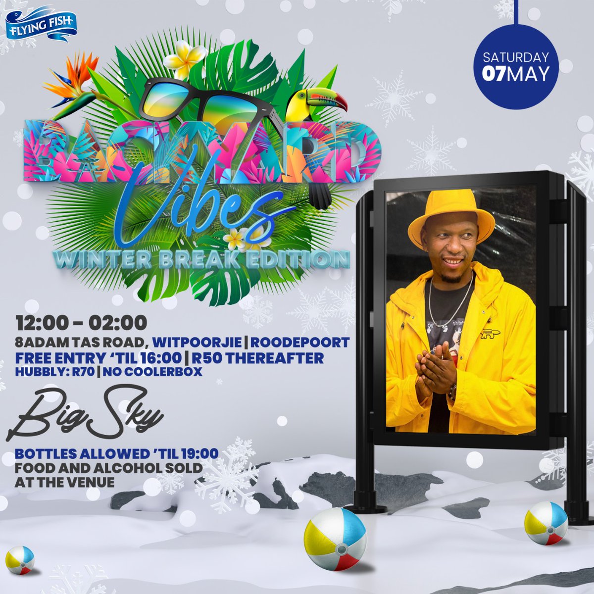 BackyardVibes1's tweet photo. game day 🤾

we're day drinking e'Amazon 
🌴🍻

📍8 Adam Tas rd
🎟️ free till 4pm R50 thereafter
🍾 R100 bottle corkage till 7pm

today is about good vibes only, AYIKHALE !! https://t.co/OL1W5Z95Aa