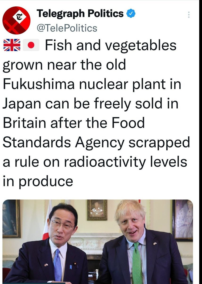 I think this is a non story because #Japan's regulations on #radioactivity in food is much higher than in the #EU and food is tested rigorously and passed as safe to eat #Fukushima japan.go.jp/tomodachi/2017…