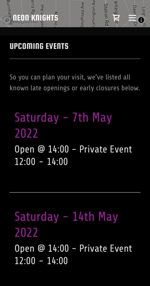 NeonKnightsCafe's tweet photo. To help you plan your visit, we’ve added an event calendar to our website

We will update this with any booked parties which mean a late opening or early closure for the current &amp; following month

Please check this before travelling to avoid disappointment
https://t.co/ZxBptaPEM1 https://t.co/mLDdkCznIz