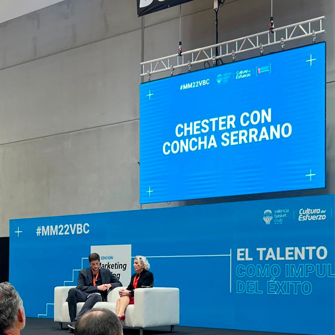 clubmktmed's tweet photo. Ayer tarde-noche tuvo lugar la XI ed. del Marketing Meeting VBC, un evento organizado por nuestro socio Primera marca, @ValenciaBasket, en la que intervino Concha Serrano de @Pfizer, con su ponencia: “El talento como Impulsor del Éxito”.
#MM22VBC https://t.co/7bcgzF4PvW