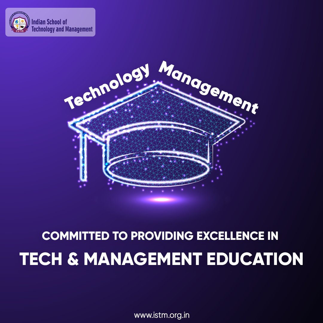 istmeducation's tweet photo. One Passion. One Institute. Variety of Tech and Management Courses.
The choice is Yours!
ISTM provides excellence in Technology Management Education.
#isbm #istm #technology #management #education #onepassion #oneinstitute #variety #tech #management #courses2022 #choiceisyours https://t.co/AQb1kskIjF