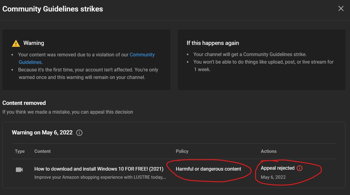nerdonabudget's tweet photo. I refuse to believe that my content was reviewed carefully or manually at all by @TeamYouTube @YouTubeCreators. Not only was one of my successful videos taken completely off the platform, it burned my one and only warning and now I'm vulnerable to strikes. Anyone able to help? https://t.co/1Q73gsEgU4
