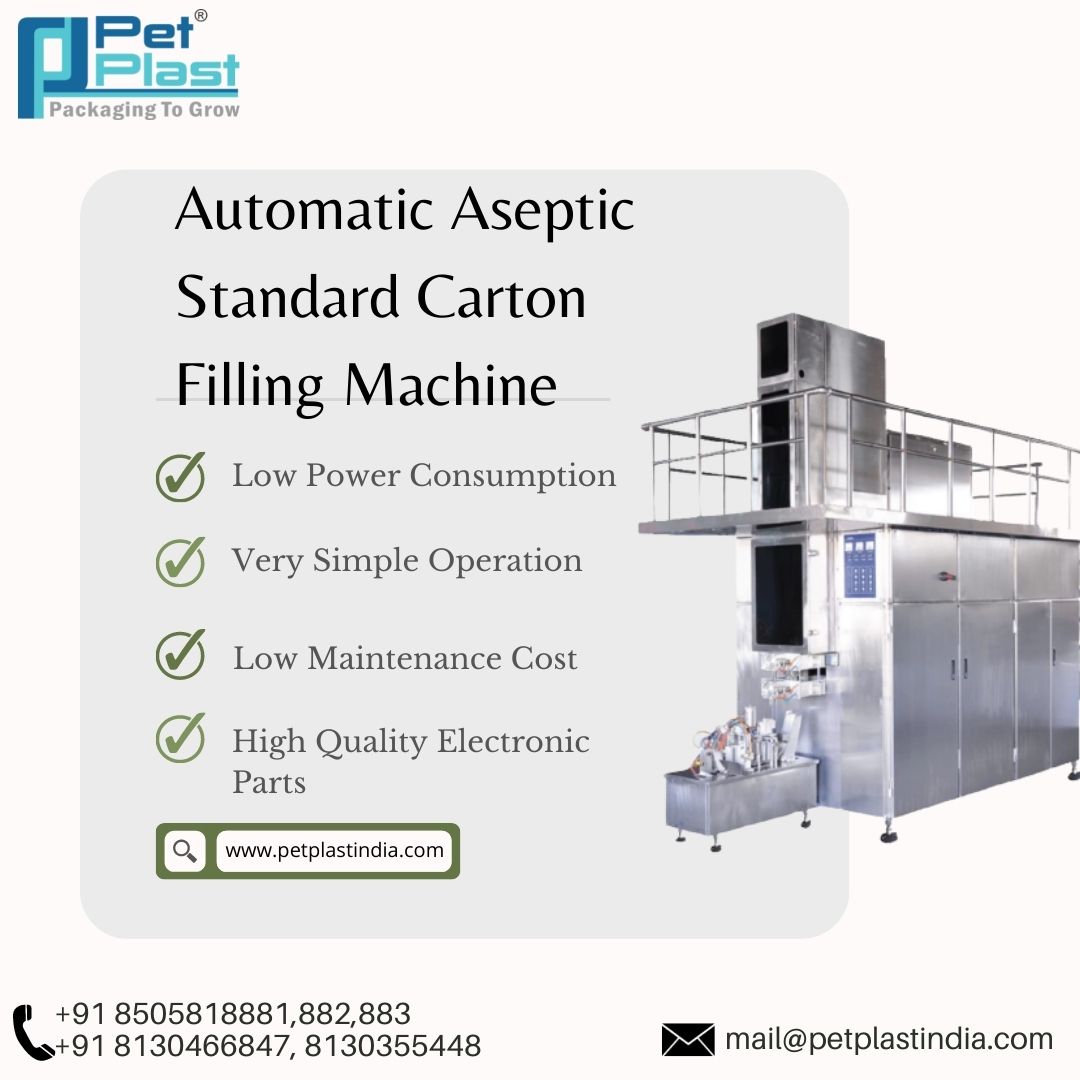Aseptic Brick Carton packing Machine suitable for Liquor Industries, Beverages Industries, Milk Industries, etc.