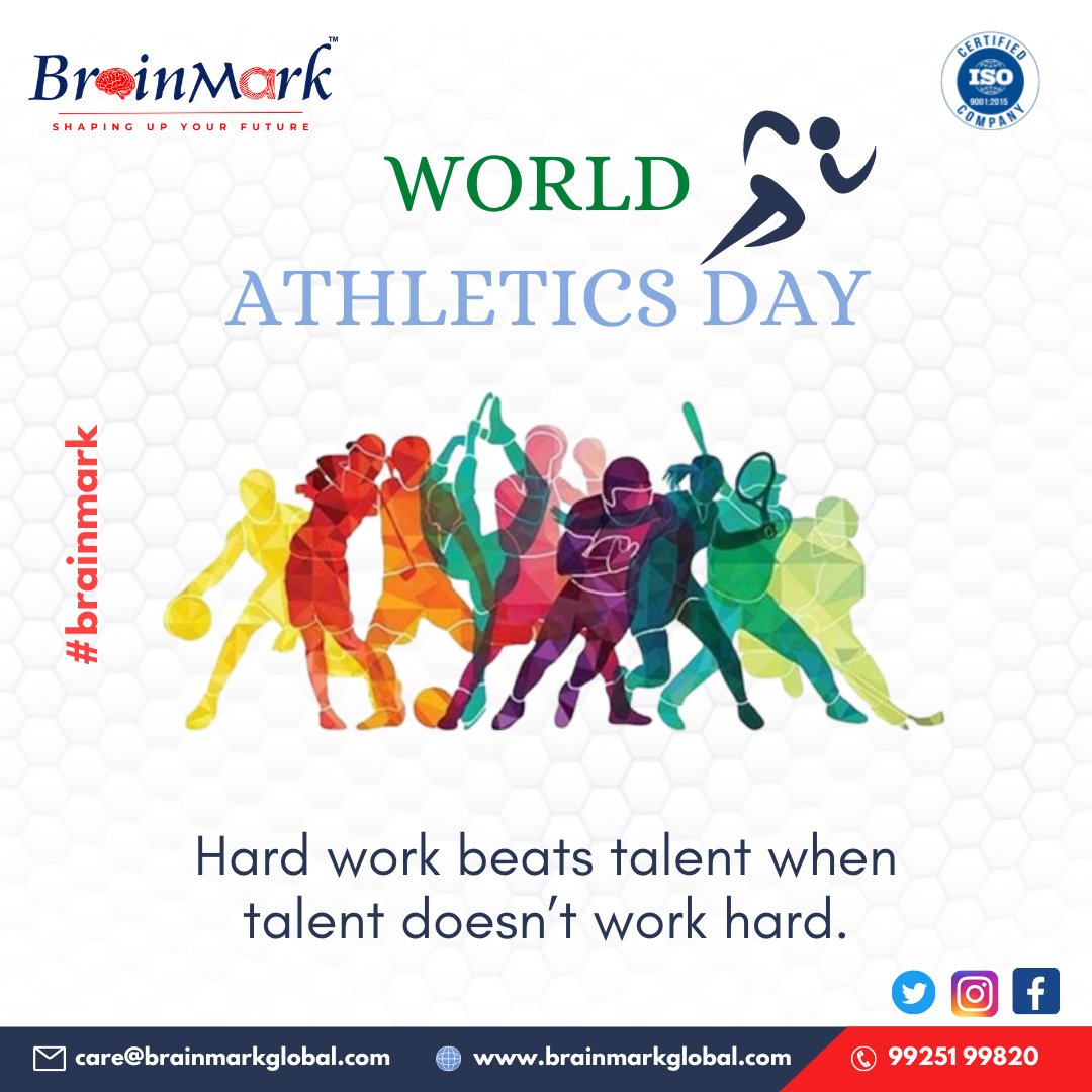 BRAINMARK_DMIT's tweet photo. World Athletics Day
#brainmark #DMIT #counselling #career #glyphologicalassessment #parenting #BrainMark https://t.co/3goYYkaz6F