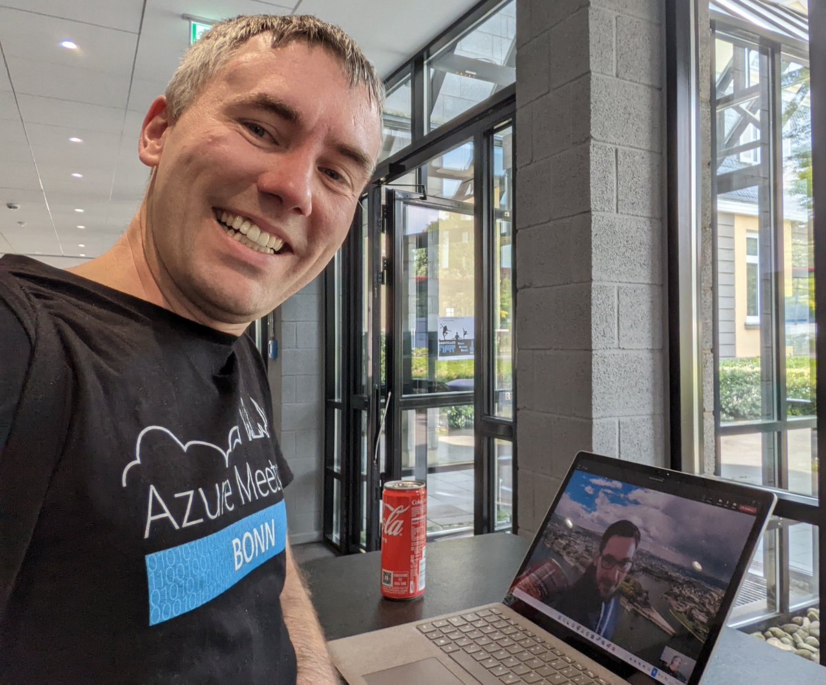 GregorReimling's tweet photo. Latest session preparing with Thomas for our #Azurecgn session five essential for a well designed #Azure environment. #GlobalAzure https://t.co/3BDWRp6ITg