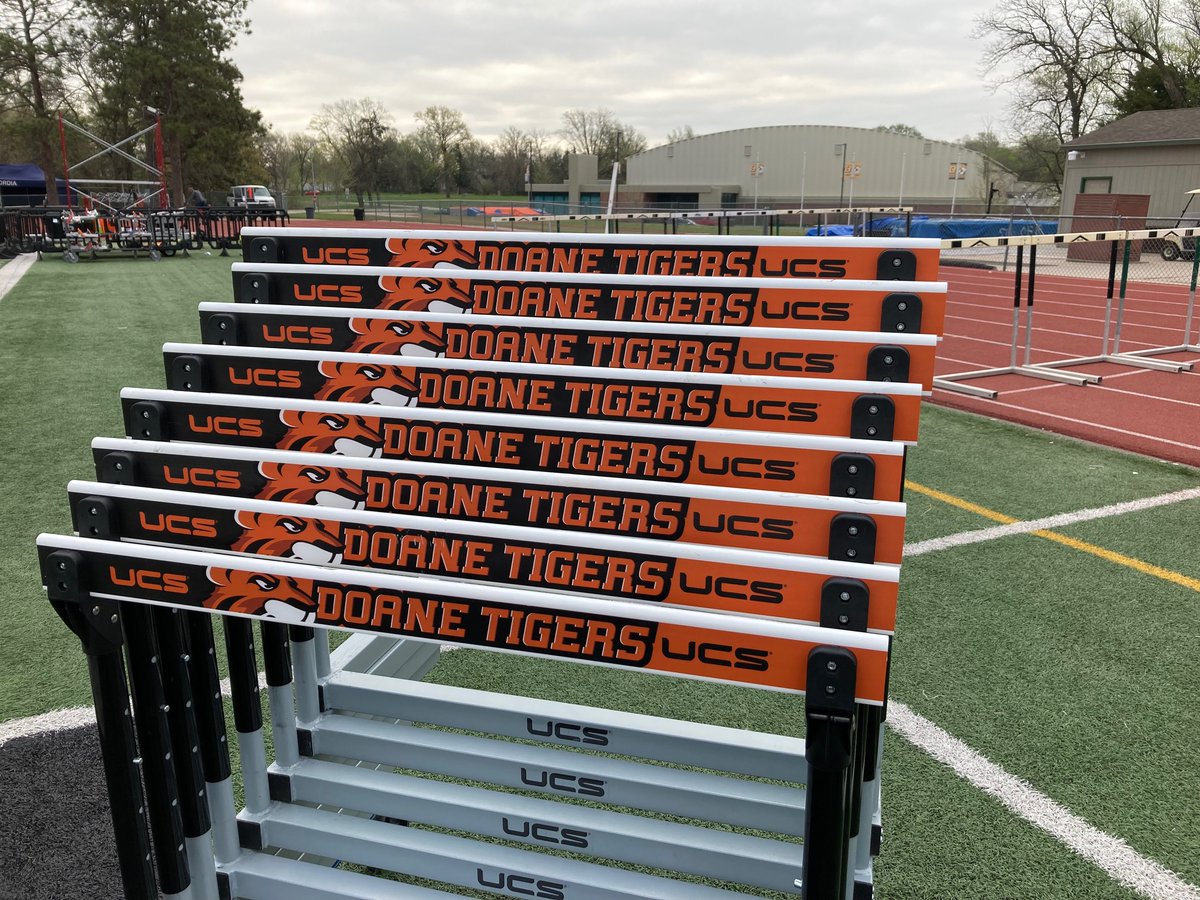 Scoop_DoaneTF's tweet photo. Who's ready for Day 2 of the #GPACTF Championships? Let's get this party started!

Combined events resume at 9 a.m., field events at noon, running at 12:45!

Live results:
https://t.co/svm2Enpjlt

Live stream:
https://t.co/U6PsH8oOQx

#getupandrun https://t.co/CDR94KFOzR
