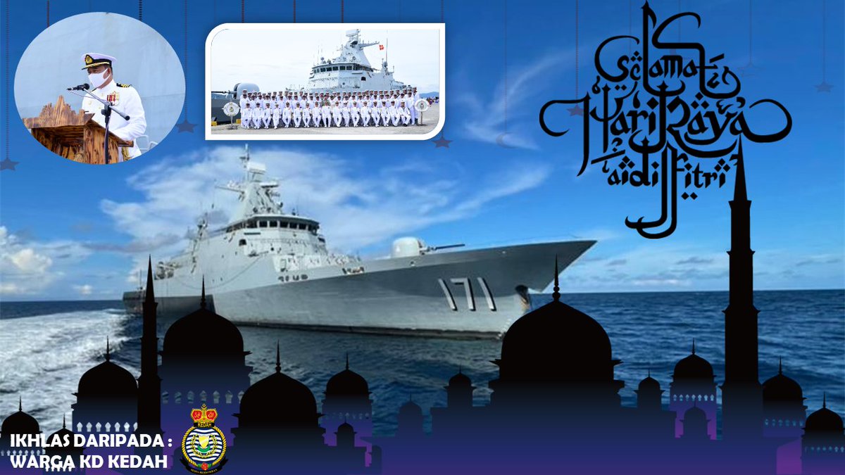 KDKEDAH171's tweet photo. Syawal datang menjelma tiba-tiba,
Ramadhan pergi meninggalkan kita,
Tangan disusun maaf dipinta,
Salam Aidilfitri buat semua.
Selamat Hari Raya Aidilfitri kepada seluruh umat islam. #SwiftAndSure.#The171.
@tldm_rasmi
@MPA_Timur https://t.co/BW4EUrXCn1