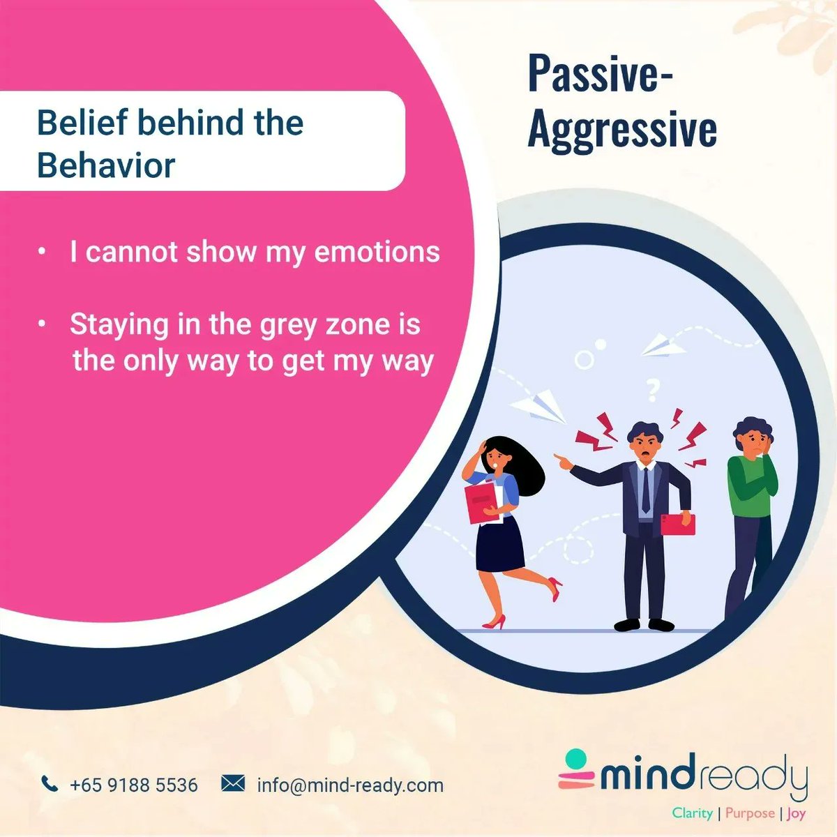 mindready2's tweet photo. Is your behavior coming in the way of reaching your goals?
At the root of your behaviors, lie your beliefs - What we believe dictates how we behave.
To change a persistent behavior, look toward your beliefs and challenge them.
#mindready #habits #behavior #positiveaction https://t.co/M7SGgQkpuE