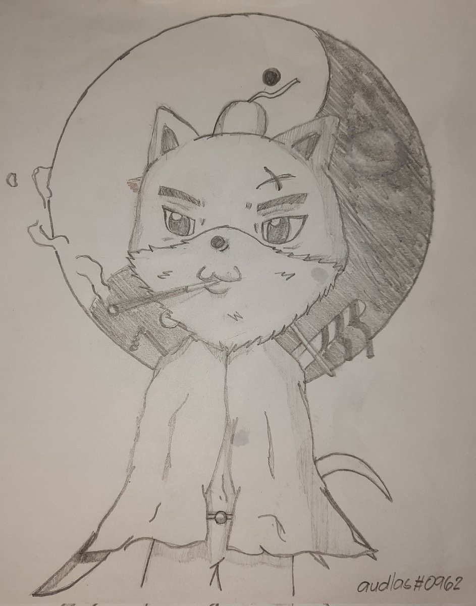 misterdubidubi's tweet photo. Check out my fanart, he's a wandering samurai who promotes peace and safety for all the villages. He travels village to village to put them in order. Im sorry it was a bit dirty, spilled by some disinfectant grrr hope yall like it! LFG for that remaing 2 frag!

@BatoruNFT https://t.co/oLvcEChsl1