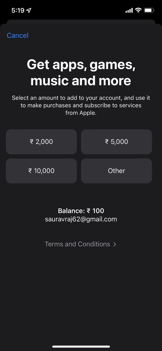 iamsraz's tweet photo. @AppleSupport @AppStore @AppleNews 
Why AppStore is asking again n again for adding funds when I’m downloading an app.
I already added 100 INR but again it’s asking to add fund.
I already added 500 INR couple of month ago, where can I see the transaction happened on them? https://t.co/4hjA7cz4Ad