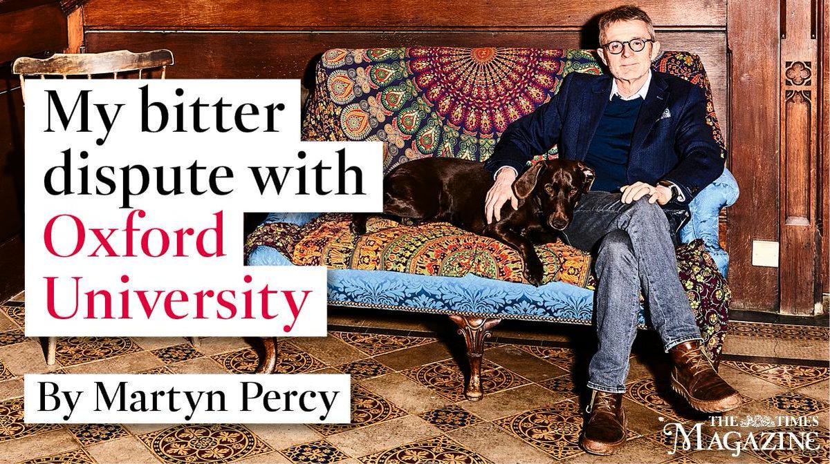 TimesMagazine's tweet photo. For four years the dean of Christ Church, Oxford, @MartynPercy, has been in a power struggle with his employers. Last month he settled his case. He explains how he survived https://t.co/SUEoPhguuE #oxford https://t.co/1jAmN8Uky2